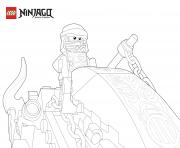 Coloriage ninjago sur son camion 